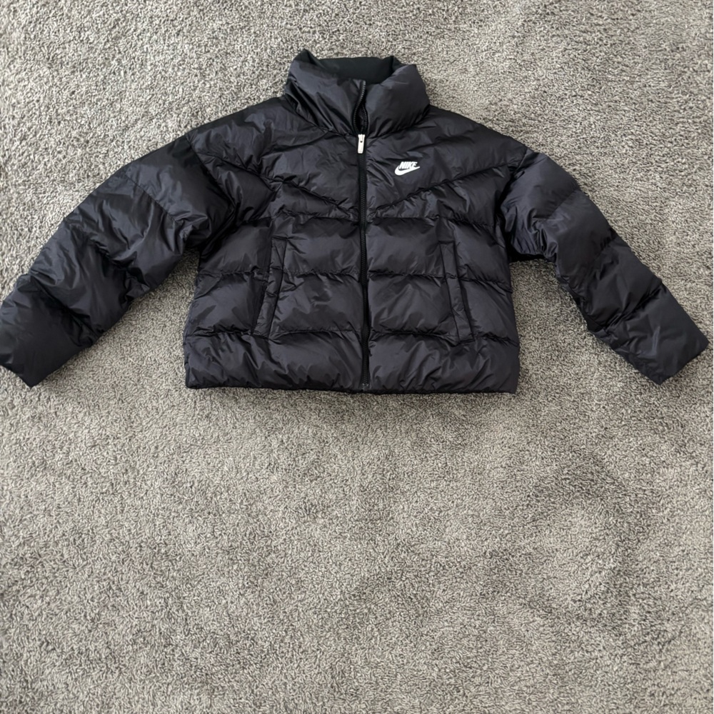 Nike Black Quilted Jacket